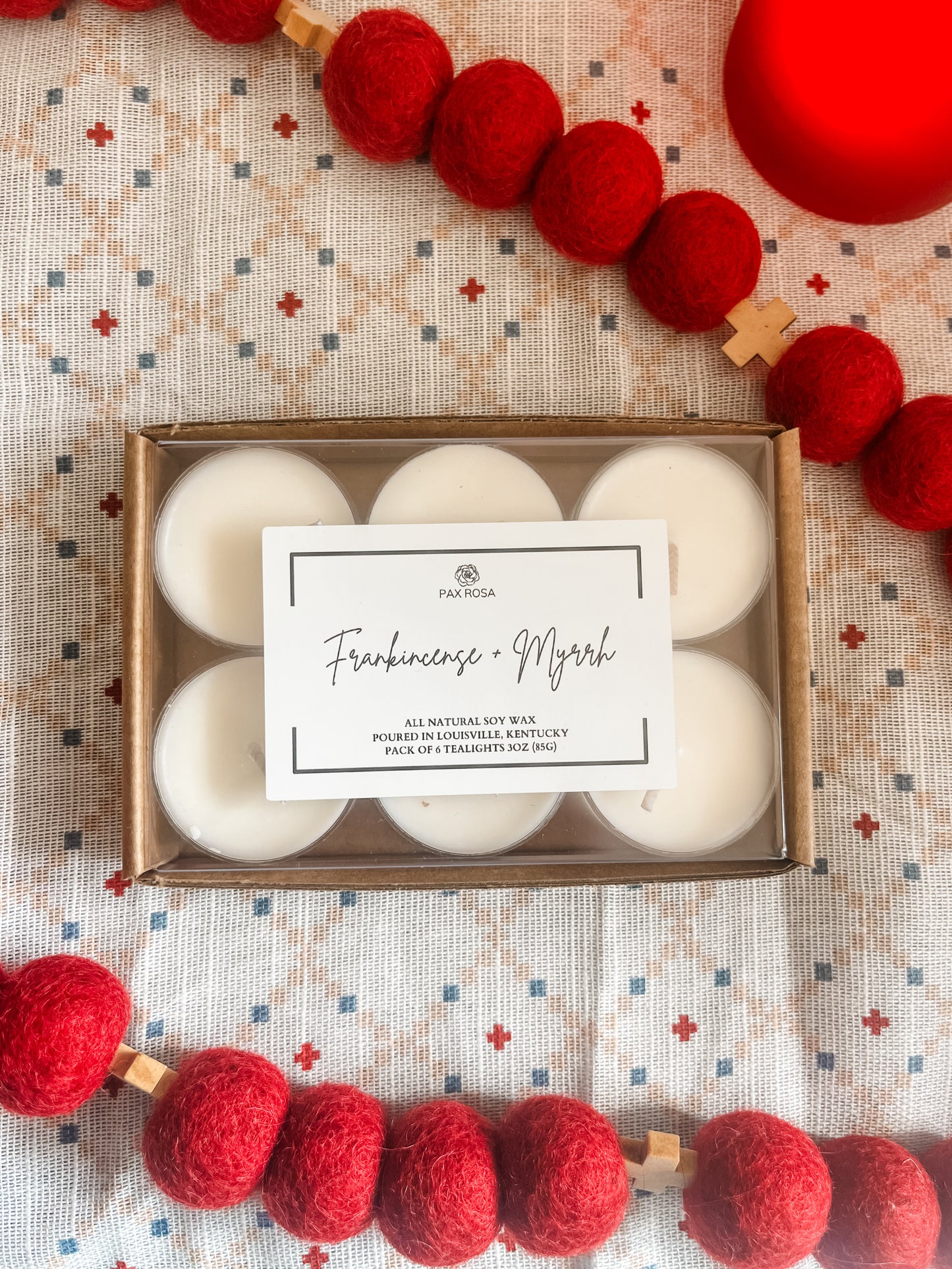 Frankincense + Myrrh Tealights